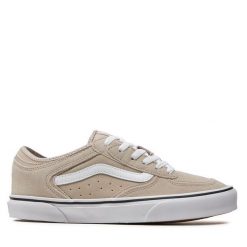 Tenisówki Vans. Brązowe trampki damskie Vans, bez wzorów, bez zapięcia. Za 209.99 zł.
