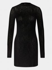 Billabong Sukienka codzienna Everleigh Mock Ktdr ABJKD00219 Czarny Slim Fit. Czarne sukienki damskie Billabong, bez wzorów, z dzianiny, bez ramiączek. Za 179.99 zł.