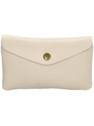 Charm Portfel "Elisa" w kolorze kremowym - 15,5 x 10 x 2,5 cm rozmiar: onesize. Brązowe portfele damskie Charm, bez wzorów, z materiału. Za 78.66 zł.