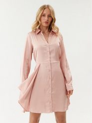 Guess Sukienka koszulowa Alya W2BK83 WF1T2 Różowy Regular Fit. Czerwone sukienki damskie Guess, z aplikacjami, z syntetyku, bez ramiączek. Za 339.99 zł.