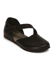 Comfortfusse Skórzane baleriny "Alya" w kolorze czarnym rozmiar: 39. Czarne balerinki damskie Comfortfüße, bez wzorów, ze skóry, z okrągłym noskiem. Za 239.95 zł.