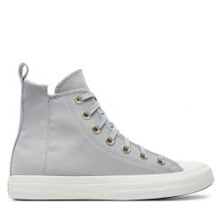 Trampki Converse. Szare trampki damskie Converse, bez wzorów, bez zapięcia. Za 239.99 zł.