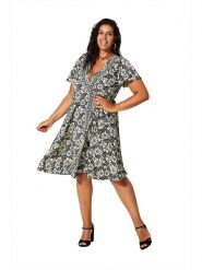 Aller Simplement Sukienka w kolorze czarnym rozmiar: 50/52. Czarne sukienki damskie Aller Simplement, bez wzorów, klasyczne, bez ramiączek. Za 65.99 zł.