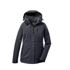 Kurtka zimowa damska Killtec Kow 140 10K. Niebieskie kurtki damskie Killtec, na zimę, s, bez wzorów, bez kaptura. W wyprzedaży za 419.99 zł.