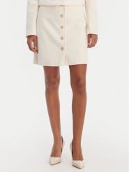 Morgan Spódnica trapezowa 261-JIKTORY Beżowy Regular Fit. Brązowe spódnice damskie Morgan, bez wzorów, z syntetyku. Za 299.99 zł.