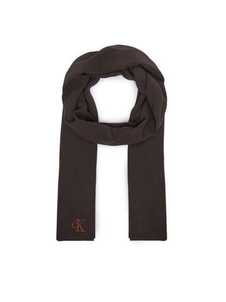 Calvin Klein Szalik LV04F8099G Brązowy. Brązowe szaliki damskie Calvin Klein, bez wzorów. Za 209.99 zł.