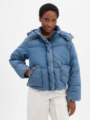 Levi's dżinsowa kurtka puchowa Kobiety niebieski, M. Niebieskie kurtki damskie Levi's, m, bez wzorów, z puchu. Za 649.95 zł.