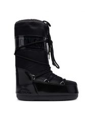 Moon Boot Śniegowce 80D1401680 M Czarny. Czarne kozaki dziewczęce Moon Boot, bez wzorów, ze skóry, bez obcasa, bez zapięcia. Za 759.99 zł.
