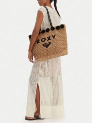 Roxy Torebka CWBEO-ROXY-L-003-09 Beżowy. Brązowe shopper bag Roxy, bez dodatków. Za 119.99 zł.