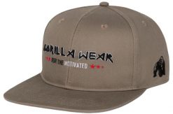 Wayne Snapback Czapka - Brązowy. Brązowe czapki damskie GORILLA WEAR, bez wzorów, z bawełny. Za 170.00 zł.