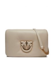 Pinko Torebka Love Click Puff Classic PE 24 PLTT 101585 A10F Écru. Listonoszki damskie Pinko, bez wzorów, ze skóry, bez dodatków. Za 1,229.00 zł.