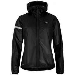 Lekka, wodoodporna kurtka damska z kapturem Craft Pro Hydro. Czarne kurtki damskie Craft, bez wzorów, z kapturem. Za 535.00 zł.