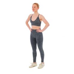 Damski zestaw sportowy Xtreme - legginsy + biustonosz sportowy - Antracyt. Szare legginsy damskie XTREME SOCKSWEAR, l, bez wzorów, z materiału, z podwyższonym stanem, na fitness i siłownię. Za 190.74 zł.