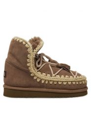 Mou Śniegowce Eskimo Scoubidoo Lace FW101124A Brązowy. Brązowe śniegowce damskie Mou, ze skóry. Za 1,049.00 zł.