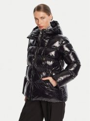 PINKO Kurtka zimowa Eleodoro 101597 A2P7 Czarny Regular Fit. Czarne kurtki damskie Pinko, na zimę, bez wzorów, z syntetyku, bez kaptura. Za 1,299.00 zł.