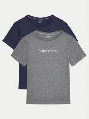 Calvin Klein Underwear Komplet 2 t-shirtów G80G800722 Szary Regular Fit. Szare koszulki i t-shirty dziewczęce Calvin Klein Underwear, bez wzorów, z bawełny, bez kołnierzyka, bez ramiączek. Za 119.99 zł.