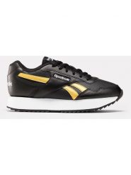 Reebok Skórzane sneakersy "Glide Ripple Double" w kolorze czarno-żółtym rozmiar: 40. Czarne obuwie sportowe damskie Reebok, z materiału, bez zapięcia. Za 237.17 zł.
