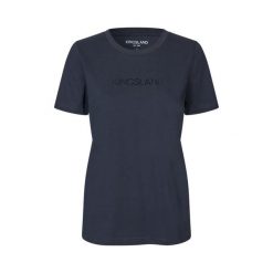 Koszulka damska Kingsland Nadia. Niebieskie koszulki sportowe damskie KINGSLAND, bez wzorów, bez ramiączek, do jazdy konnej. Za 307.00 zł.