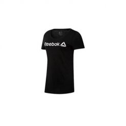Koszulka sportowa damska Reebok Linear Read Scoop. Czarne koszulki sportowe damskie Reebok, xs, bez wzorów, bez ramiączek. Za 133.00 zł.