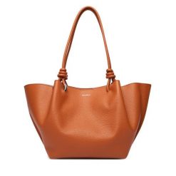 Torebka Coccinelle. Brązowe shopper bag Coccinelle, bez wzorów, bez dodatków. Za 1,339.00 zł.