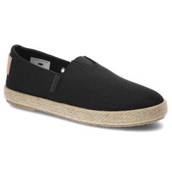 Czarne Espadryle Cross Jeans Wygodne Buty Damskie. Czarne espadryle damskie Cross Jeans, bez wzorów, z jeansu, bez obcasa. Za 99.00 zł.