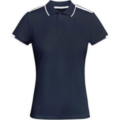 Damska Sportowa Koszulka Polo Tamil Z Krótkim Rękawem. Białe koszulki sportowe damskie ROLY, m, bez wzorów, bez ramiączek. Za 64.99 zł.
