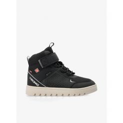 Buty zimowe Viking Footwear Fleek Warm GTX 1V SL. Czarne obuwie trekkingowe damskie Viking, bez zapięcia. Za 335.99 zł.