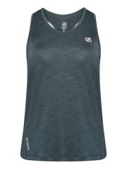 Dare 2b Top "Modernize II Vest" w kolorze ciemnoszarym rozmiar: 34. Czarne koszulki sportowe damskie Dare 2b, bez wzorów, z materiału, bez ramiączek. Za 32.59 zł.