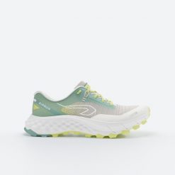 Buty do biegania w terenie damskie Kiprun MT Cushion 2. Brązowe obuwie sportowe damskie KIPRUN, z kauczuku, bez zapięcia, do biegania. Za 449.99 zł.