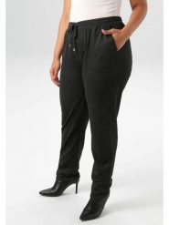 Aniston Spodnie w kolorze czarnym rozmiar: 50. Czarne spodnie materiałowe damskie Aniston, bez wzorów, z materiału. Za 78.28 zł.