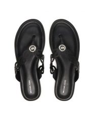 MICHAEL Michael Kors Japonki Jane Thong 40S6JNFS1L Czarny. Czarne klapki damskie MICHAEL Michael Kors, bez wzorów, ze skóry, bez obcasa, bez zapięcia. Za 529.99 zł.