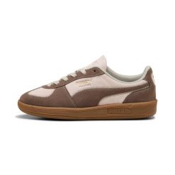 Sneakersy damskie Puma Palermo Wine Club. Brązowe obuwie sportowe damskie Puma, bez zapięcia. W wyprzedaży za 364.90 zł.