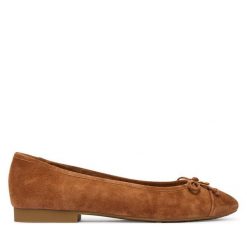 Baleriny MICHAEL Michael Kors. Brązowe balerinki damskie MICHAEL Michael Kors, bez wzorów. Za 609.99 zł.
