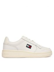 Tommy Jeans Sneakersy Tjw Basket EN0EN02980 Biały. Białe obuwie sportowe damskie Tommy Jeans, z jeansu, bez zapięcia. Za 409.99 zł.