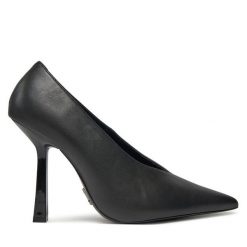 Szpilki Steve Madden. Czarne szpilki damskie Steve Madden, bez wzorów, bez obcasa, na szpilce, bez zapięcia. Za 379.99 zł.