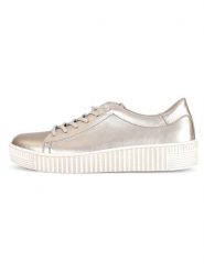 Gabor Skórzane sneakersy w kolorze beżowym rozmiar: 39. Brązowe obuwie sportowe damskie Gabor, bez zapięcia. Za 198.10 zł.