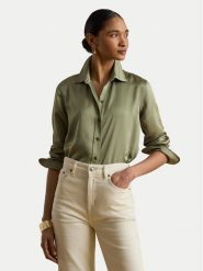 LAUREN RALPH LAUREN Koszula 200P13808004 Zielony Regular Fit. Zielone koszule damskie Lauren Ralph Lauren, xs, bez wzorów, z syntetyku, bez kołnierzyka, bez ramiączek. Za 769.99 zł.