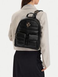 Beverly Hills Polo Club Plecak CWBEO-BHPC-C-024-10 Czarny. Czarne plecaki Beverly Hills Polo Club, bez wzorów, ze skóry. Za 229.99 zł.
