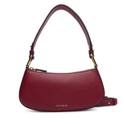 Torebka Coccinelle. Czerwone listonoszki damskie Coccinelle, bez wzorów, bez dodatków. Za 639.99 zł.