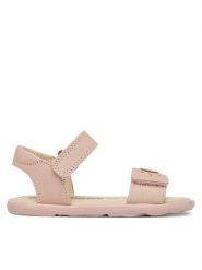 Primigi Sandały 1416700 M Różowy. Czerwone sandały dziewczęce Primigi, z nubiku, bez obcasa, bez zapięcia. Za 259.99 zł.