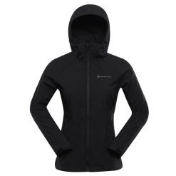 Kurtka softshell damska Alpine Pro Hoora. Czarne kurtki sportowe damskie Alpine Pro, l, bez wzorów, z softshellu, bez kaptura. W wyprzedaży za 369.00 zł.