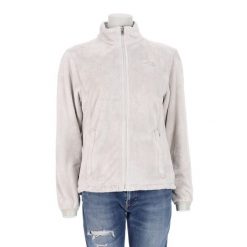 Second life - Kurtka polarowa TNF White Osito dla kobiet - Jak nowy. Białe kurtki damskie The North Face, bez wzorów, z polaru, bez kaptura. Za 211.46 zł.