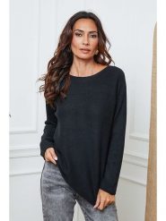 So Cachemire Golf "Ianaz" w kolorze czarnym rozmiar: M. Czarne golfy damskie So Cachemire, m, bez wzorów, ze splotem, bez ramiączek. Za 126.95 zł.