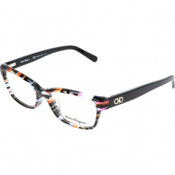 Oprawki "SF2789" w kolorze brązowo-czarnym. Brązowe okulary przeciwsłoneczne damskie Carrera, Ferragamo. W wyprzedaży za 249.95 zł.