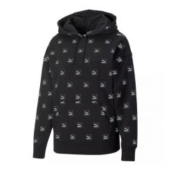 Damska Bluza Z Nadrukiem Love Na Całej Powierzchni. Czarne bluzy damskie Puma, l, bez wzorów, bez kaptura. Za 329.99 zł.