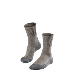 Skarpetki damskie Falke TK1 Wool. Brązowe skarpetki damskie Falke, bez wzorów, z poliamidu. Za 177.50 zł.