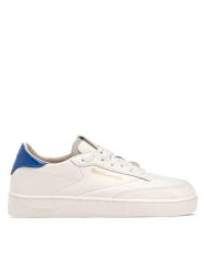 Reebok Sneakersy Club C Clean GY1384 Biały. Białe obuwie sportowe damskie Reebok, ze skóry, bez zapięcia. Za 229.99 zł.