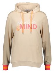 Zwillingsherz Bluza "Mascha" w kolorze beżowym rozmiar: S/M. Brązowe bluzy damskie Zwillingsherz, m, bez wzorów, bez kaptura. Za 226.45 zł.