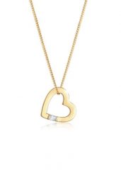 Elli Damski wisiorek serce miłość z kryształami cyrkonii w srebrze próby 925 Sterling Silver Naszyjniki 1 ct. Szare naszyjniki damskie Elli, z cyrkonią, srebrne. Za 238.99 zł.