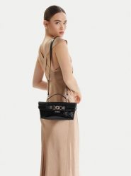 Guess Torebka 180238 Czarny. Czarne kuferki damskie Guess, z aplikacjami, ze skóry, bez dodatków. Za 639.99 zł.